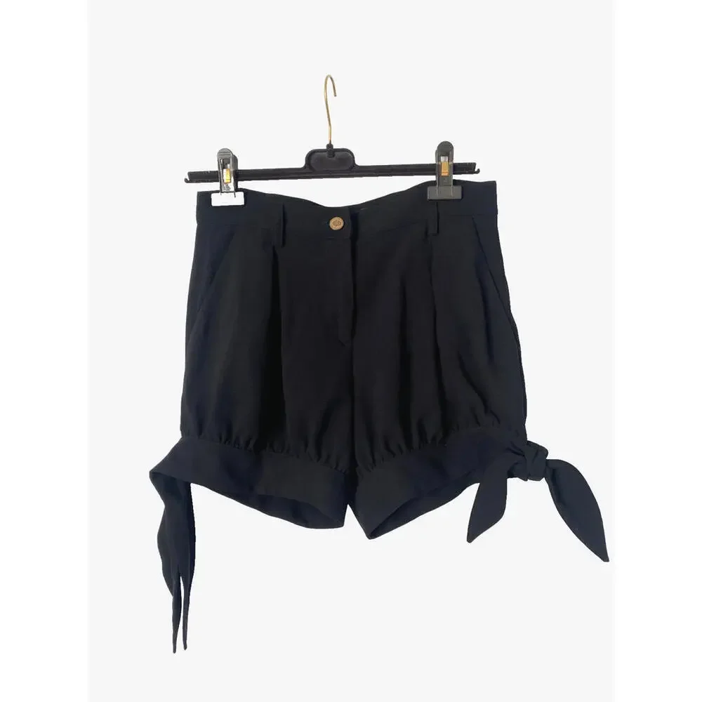 Just ROBERTO CAVALLI Black Tie Shorts IT-40
